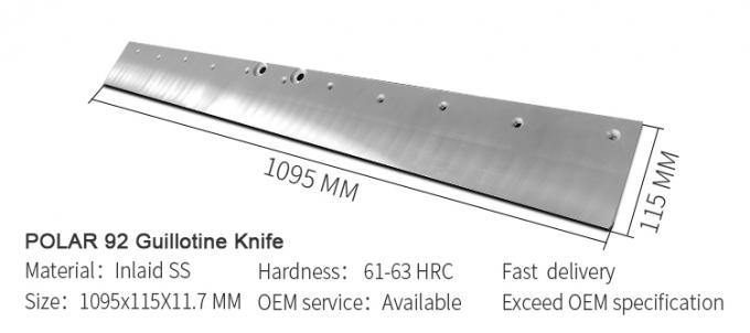 Paper Guillotine Rechte lemmen mes met Polar voor papier snijmachine 1