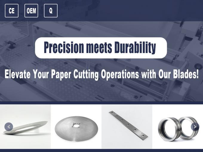 Machines voor het snijden van wolfraamcarbide Messen industri&euml;le cirkelvormige messen voor het snijden van karton voor fabrieken 0