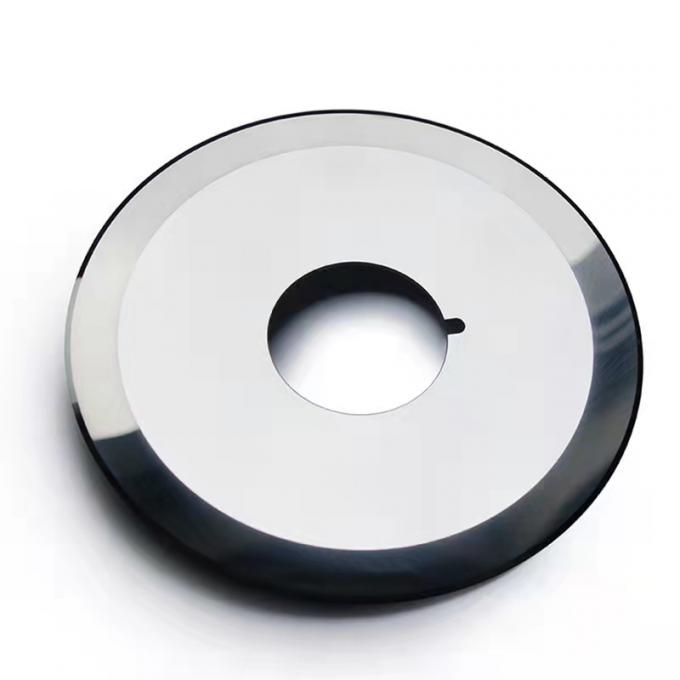 Op maat gemaakte wolfraamstaalband snijblad Ronde lemmet voor het snijden van plakband plastic buis en film 2