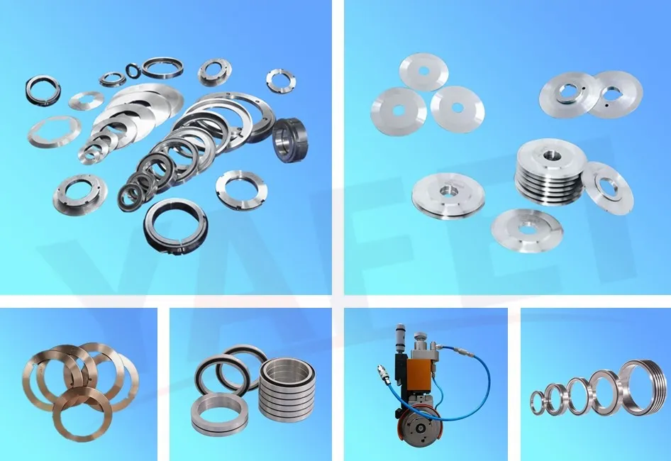 Passion OEM/ODM schijfsnijder gegolfd karton Bhs scheerapparaat Slitter Circular Cutting Knife Tungsten Carbide Slitting Blades 4